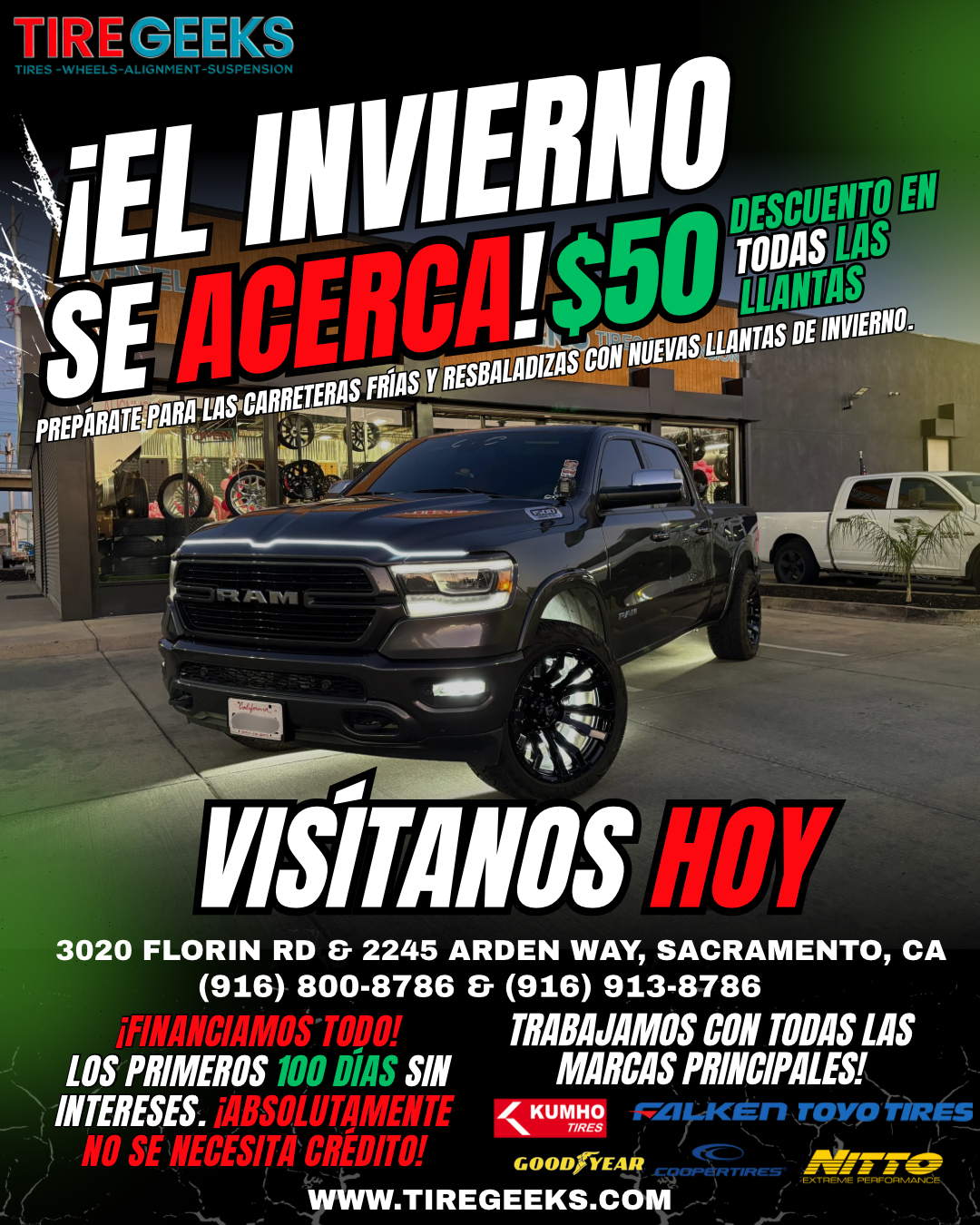 Winter tire deals — $50 off all tires!